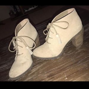 Lace up booties